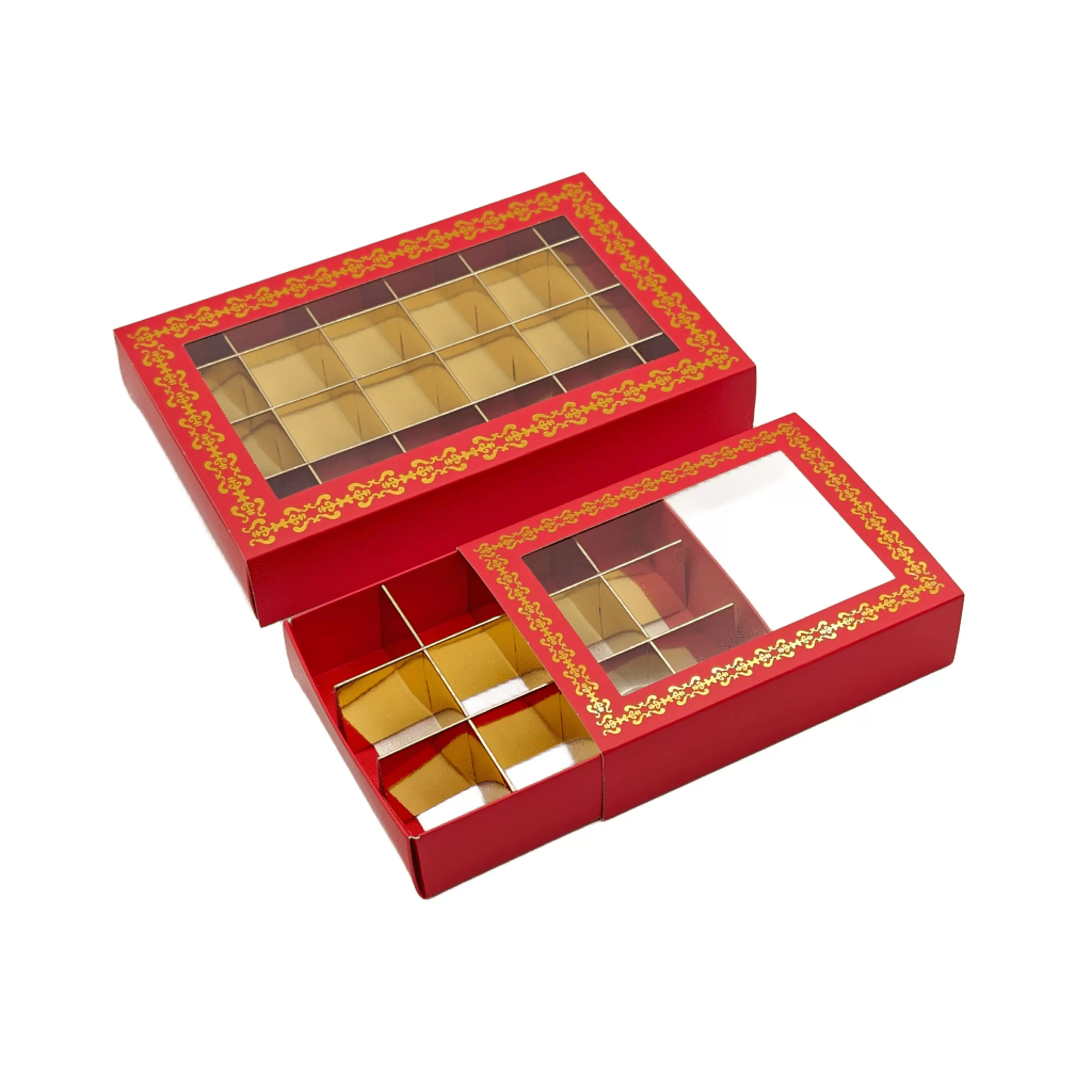 Custom chocolate box with branded luxury packaging design